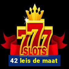 42 leis de maat